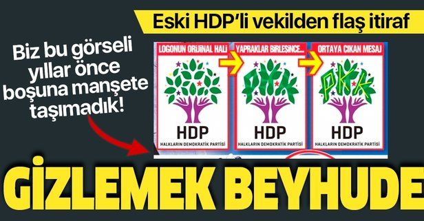Eski HDP'li milletvekili Altan Tan'dan PKK ile iş birliği itirafı: Gizlemek beyhude!
