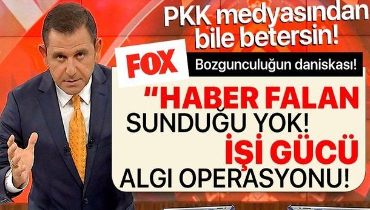 "Amerikan orjinli FOX TV'nin sunucusu Fatih Portakal sosyolojiyi adeta zehirliyor!".