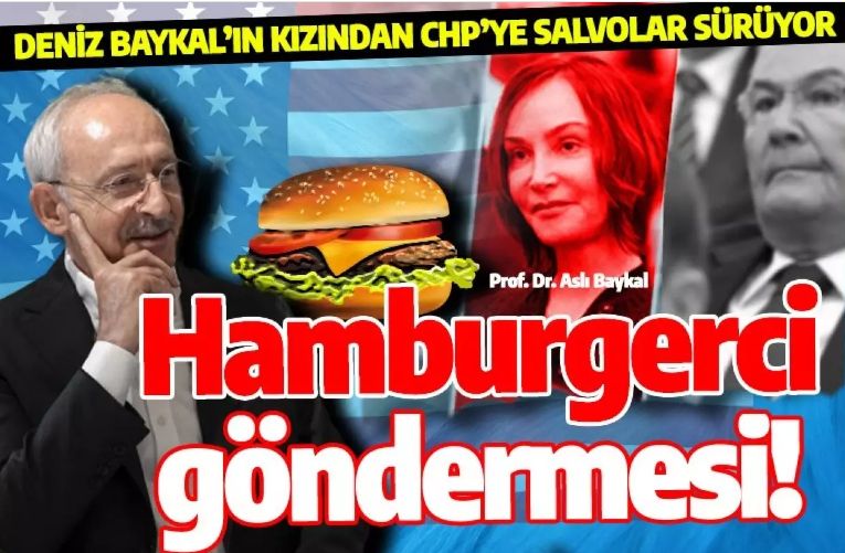 Aslı Baykal'dan Kılıçdaroğlu'na ağır göndermeler! Hamburger hatırlatması