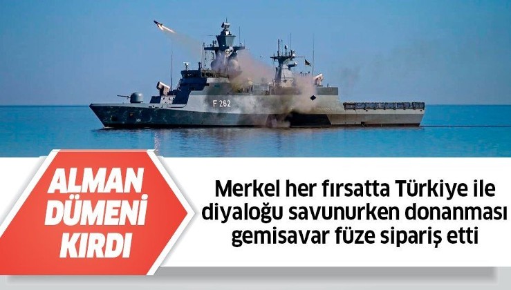 Doğu Akdeniz cephesi: Almanya, donanması için gemisavar füze sipariş etti