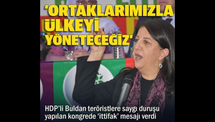 HDP kongresinde Öcalan sloganı