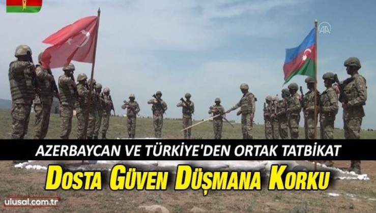 Azerbaycan ve Türkiye'den ortak tatbikat