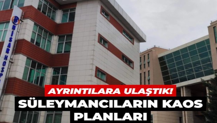 Süleymancıların kaos planları