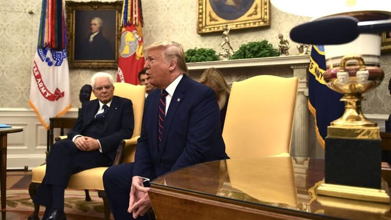 Trump İtalya Cumhurbaşkanı Mattarella'ya 'mozarella' dedi
