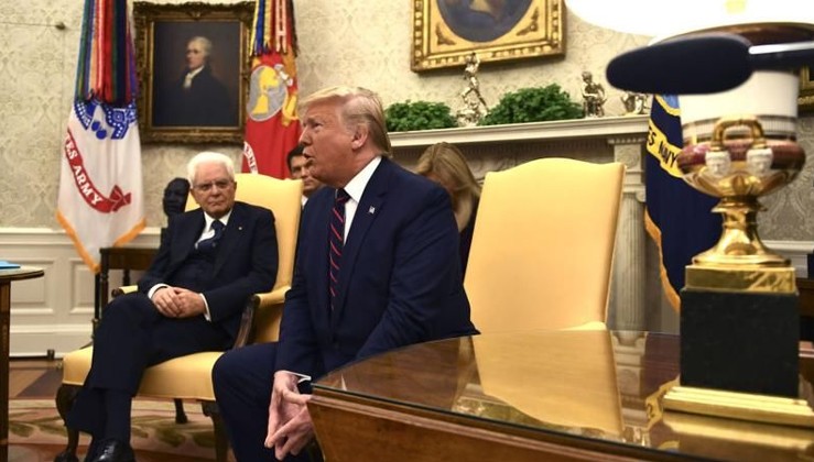Trump İtalya Cumhurbaşkanı Mattarella'ya 'mozarella' dedi