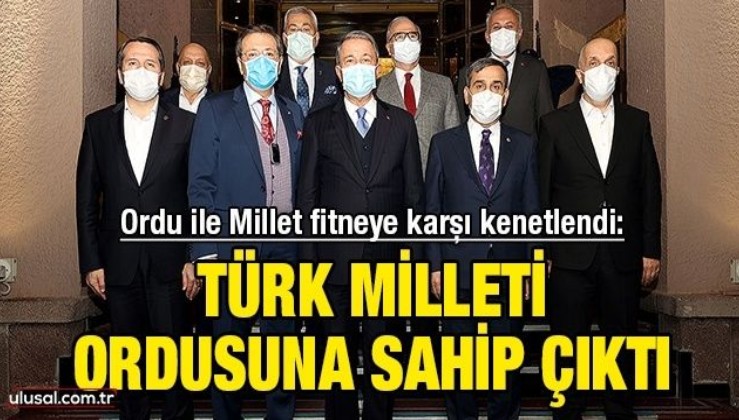 Türk Milleti ordusuna sahip çıktı: Sendikalar ve işveren örgütleri Genelkurmay'ı ziyaret etti