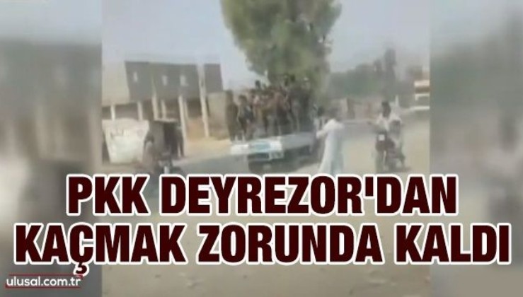 Terör örgütü PKK Deyrezor’dan kaçmak zorunda kaldı
