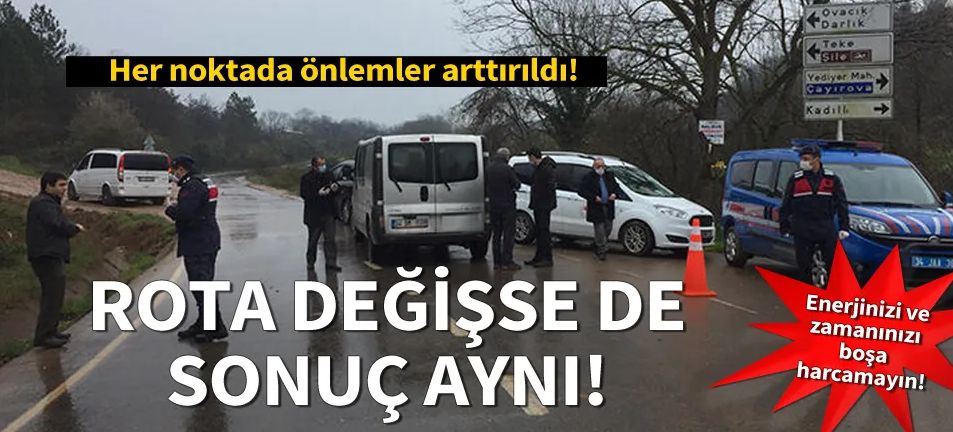 İstanbul'a giriş için bakın ne yaptılar! Jandarma geçit vermedi