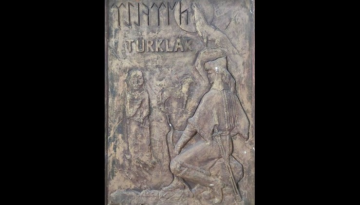 Gagauzya Komrat'a bağlı Beşalma köyündeki müzede bulunan çok güzel bir kabartma
