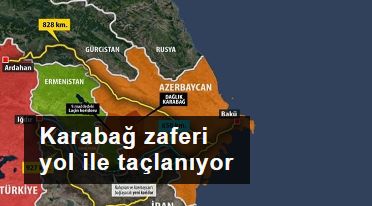 Karabağ zaferi Türk yolu ile taçlanıyor