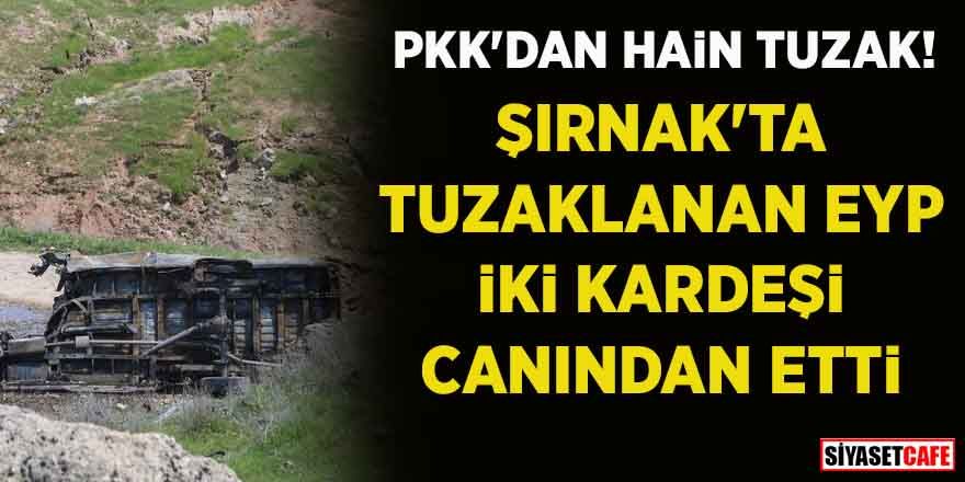 PKK’dan hain tuzak! Öğrenci servisinin geçişi sırasında patlama meydana geldi