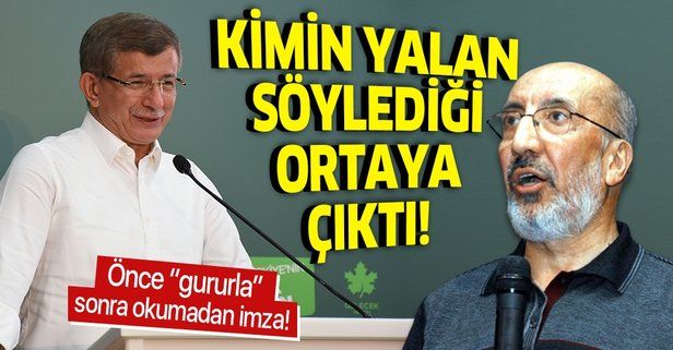 Ahmet Davutoğlu'nun "İstanbul Sözleşmesi" yalanı ortaya çıktı: "Okumadan imzaladım"