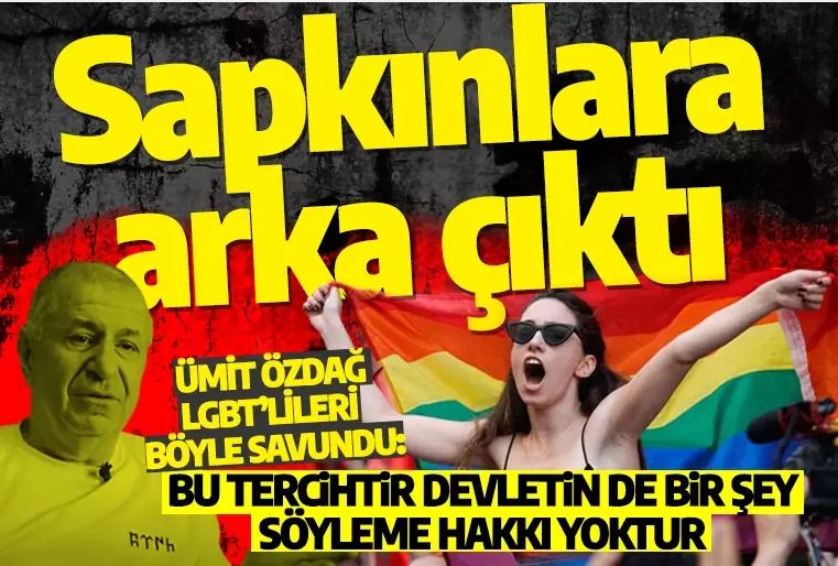 Ümit Özdağ'dan LGBT’ye destek!