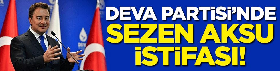 DEVA Partisi'nde Sezen Aksu istifası!