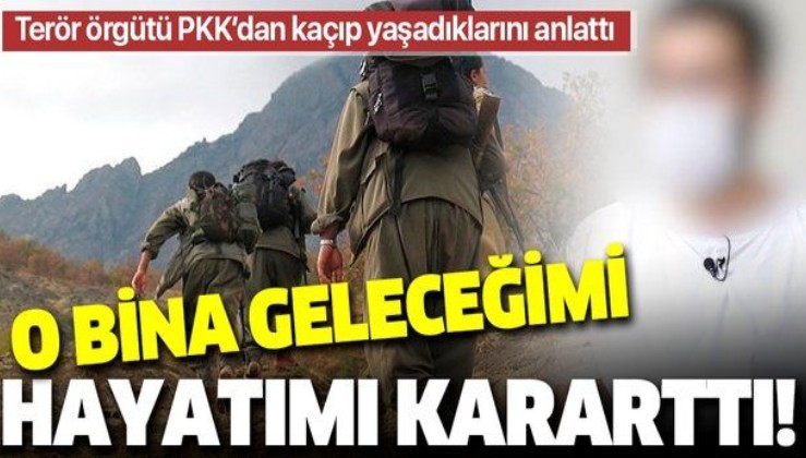 Son dakika: Terör örgütü PKK'dan kaçıp teslim olan kişi yaşadıklarını anlattı: Şimdiki aklım olsa önünden geçmezdim