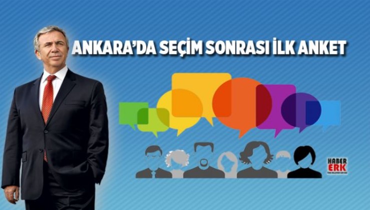 Ankara’da seçim sonrası ilk anket