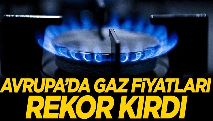 Avrupa'da doğal gaz fiyatları rekor kırdı!
