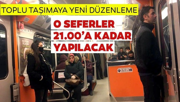 Son dakika: İstanbul'da toplu ulaşımda yeni düzenleme getiriliyor