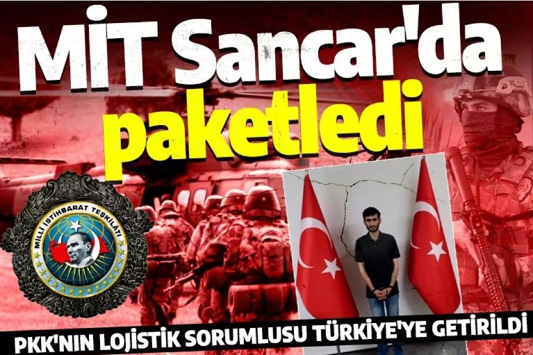 Son dakika: MİT'ten Sincar'da nefes kesen operasyon! PKK'nın sözde lojistik sorumlusu Çekdar Kaya yakalandı