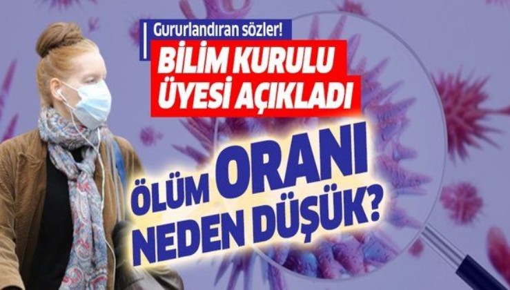 Türkiye'deki koronavirüs ölüm oranı neden düşük? Bilim Kurulu Üyesi Prof. Dr. Tevfik Özlü açıkladı!