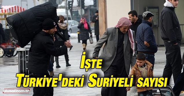 Türkiye'de ne kadar Suriyeli yaşıyor