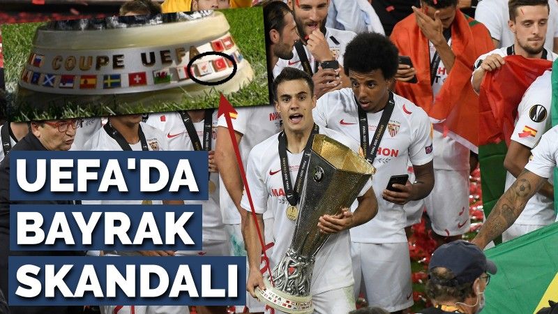 UEFA kupasında bayrak skandalı! Adeta Türkiye'nin damarına basıyorlar