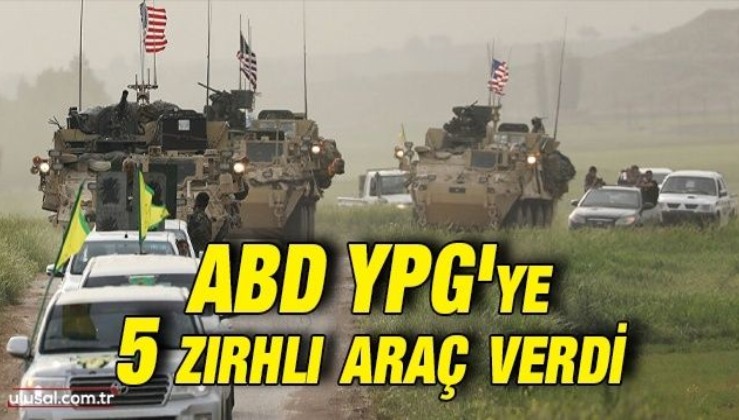 ABD YPG'ye 5 zırhlı araç verdi