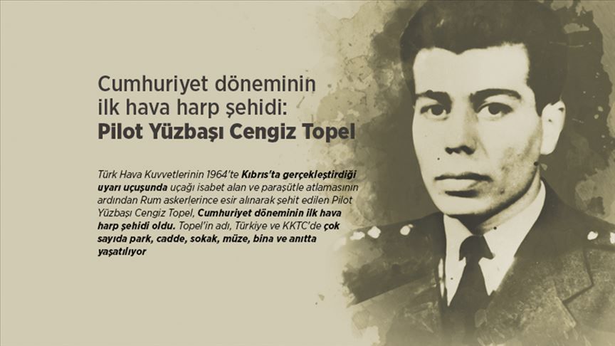 Cumhuriyet döneminin ilk hava harp şehidi: Pilot Yüzbaşı Cengiz Topel