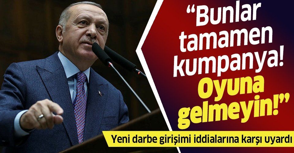 Erdoğan darbe tartışmalarına noktayı koydu