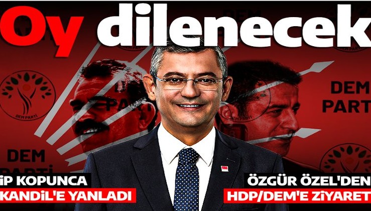 HDP/DEM'e Özel ziyaret: Özgür Özel Kandil'e şirin gözükmeye devam ediyor! Yerel seçim öncesi oy dilenecek