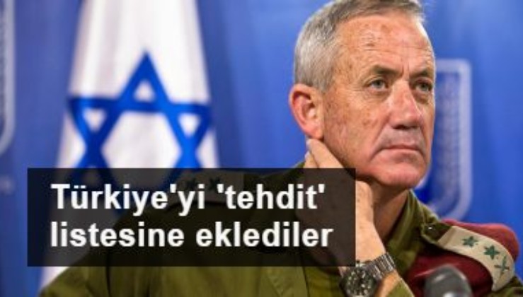 İsrail Ordusu Türkiye'yi 'mücadele alanları' listesine aldı