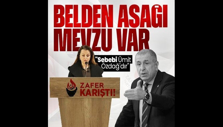 Zafer Partisinden istifa den Neslihan Irvana Ümit Özdağ'ı bombaladı! "Belden aşağı mevzu var ama terbiyem elvermiyor"