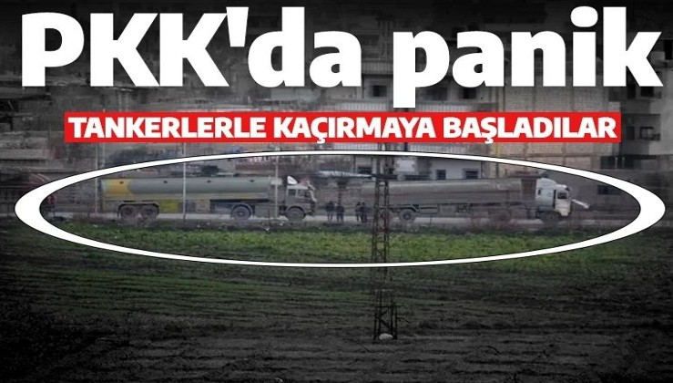 PKK'da panik! Tesisleri imha olunca tankerlerle taşımaya başladılar