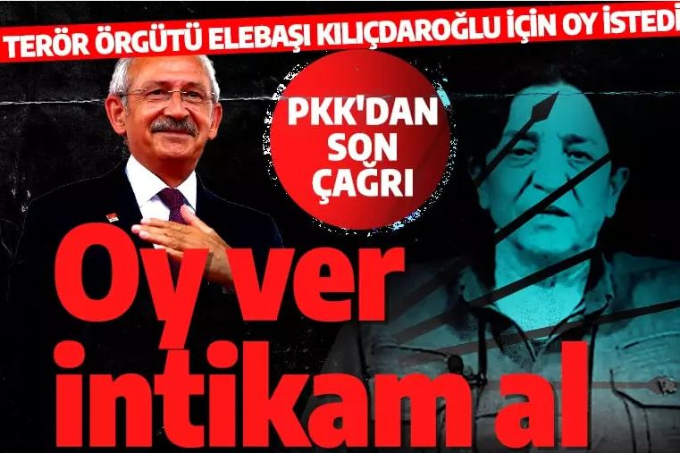 PKK'dan seçim için son çağrı! Tutuklu teröristlerin intikamını Kılıçdaroğlu ile alacaklarmış!
