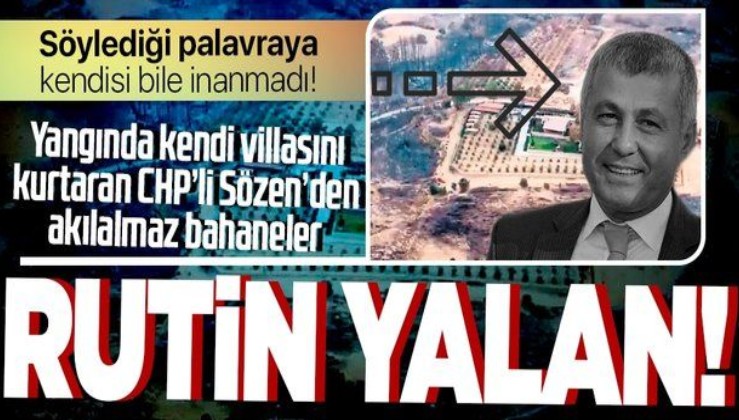 CHP'li Sözen'den akılalmaz yangın bahaneleri: Rutin alan temizliği