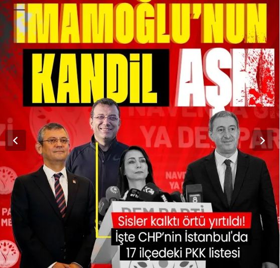 İstanbul'da 17 ilçedeki PKK listesi