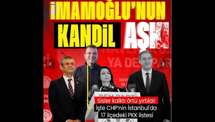 İstanbul'da 17 ilçedeki PKK listesi