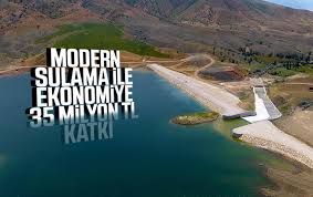 Kırıkkale'de 43 bin dekar arazide yapılan sulu tarım, ülke ekonomisine 35 milyon lira katkı sundu