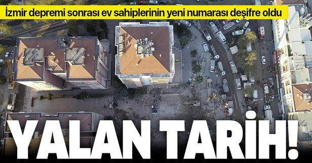SON DAKİKA: İzmir depremi sonrası ev sahiplerinin yeni numarası ortaya çıktı!