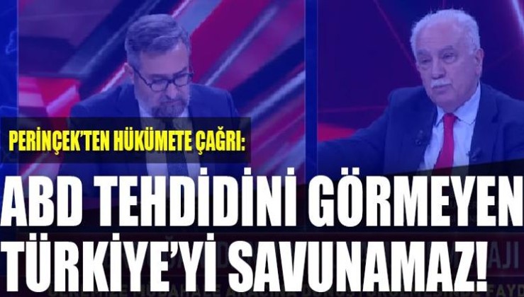 Perinçek'ten hükümete çağrı: ABD tehdidini görmeyen Türkiye'yi savunamaz