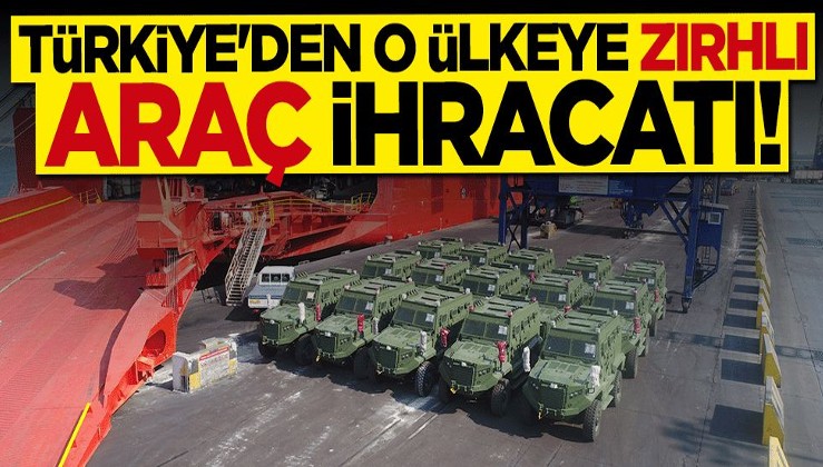 Türkiye'den Uruguay’a zırhlı araç ihracatı