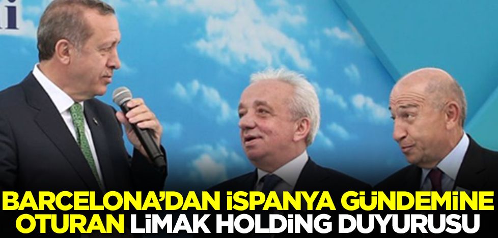 Barcelona'dan İspanya gündemine oturan Limak Holding duyurusu