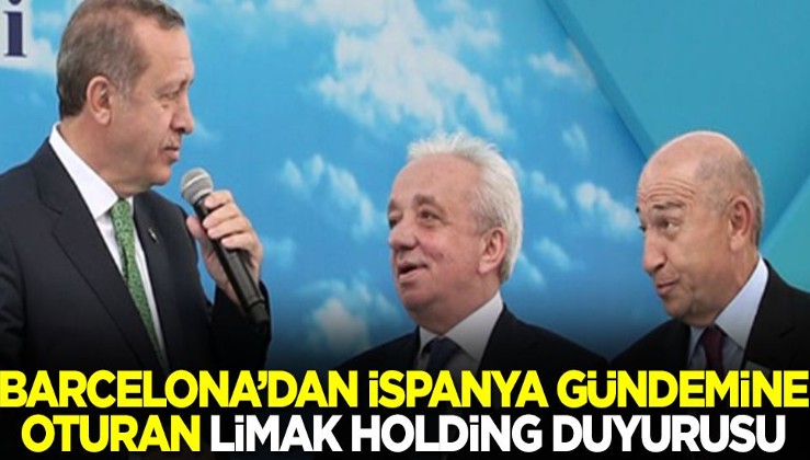 Barcelona'dan İspanya gündemine oturan Limak Holding duyurusu