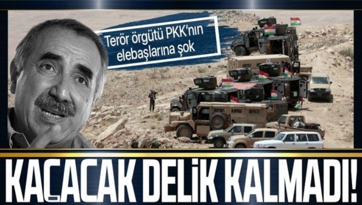 Terör örgütü PKK Kandil Berdenazi kampında köşeye sıkıştı!