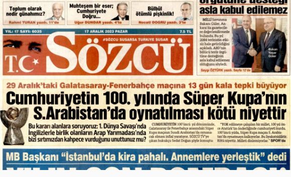 Tertibi Sözcü gazetesi başlattı: Kulüplerin maçtan çekilmesi talimatı AK Parti hükümetinden geldi