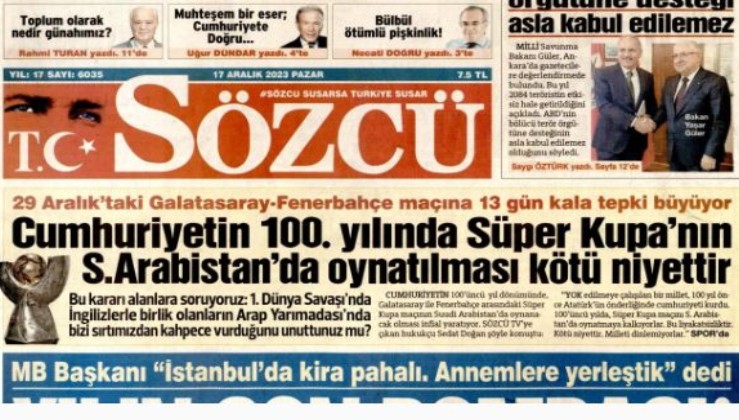 Tertibi Sözcü gazetesi başlattı: Kulüplerin maçtan çekilmesi talimatı AK Parti hükümetinden geldi