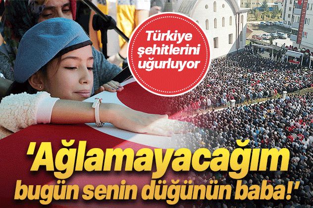 Türkiye Barış Pınarı Harekatı şehitlerini son yolculuğuna uğurladı.