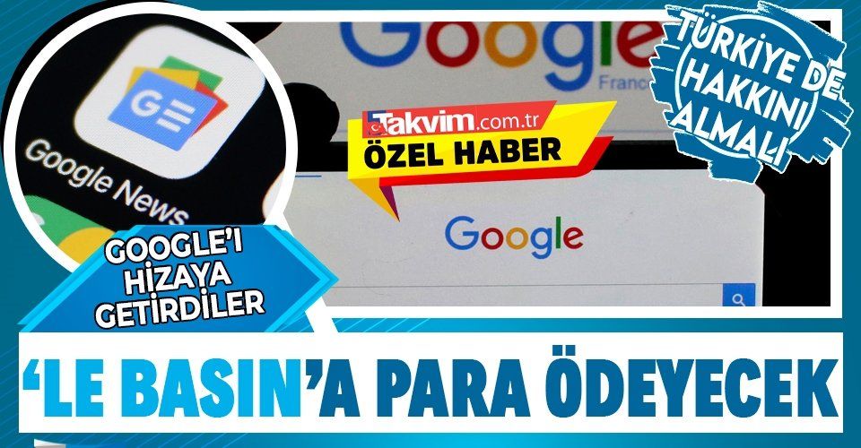 ABD'li Google, artık Avrupa basınına telif ödeyecek! Türkiye de harekete geçmeli