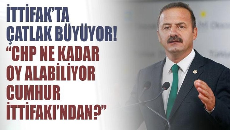 İYİ Partili Yavuz Ağıralioğlu: CHP ne kadar oy alabiliyor Cumhur İttifakı’ndan?