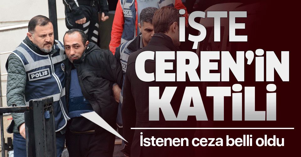 Son dakika: Ceren Özdemir'in katil zanlısı 'canavarca hisle öldürmek' suçundan mahkemeye sevk edildi.